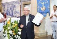 Atribuição da Medalha de Mérito do Município de Moura ao padre Vítor Melícias