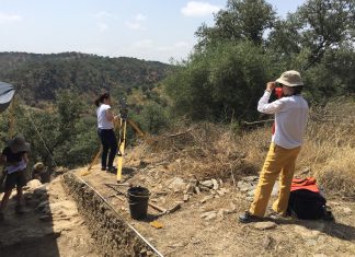 Escavações arqueológicas em Safara e no Castelo de Moura