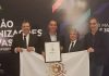 Moura recebeu galardão que distingue a promoção e boas práticas desportivas