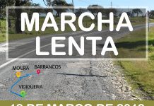 Marcha Lenta realiza-se a 18 de março