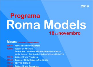 Palestra “Roma Models” acontece em Moura e Amareleja
