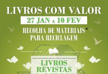 “Livros com Valor” projeto de recolha de materiais para reciclagem