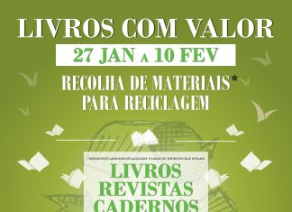 “Livros com Valor” projeto de recolha de materiais para reciclagem