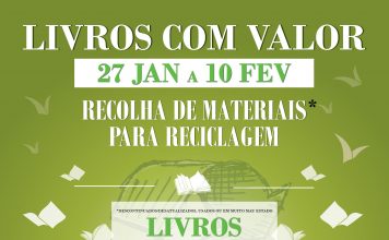 “Livros com Valor” projeto de recolha de materiais para reciclagem