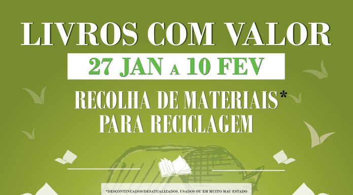 “Livros com Valor” projeto de recolha de materiais para reciclagem