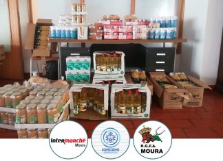 Intermarché, Comissão de Festas e RGFA de Moura realizam doação de produtos