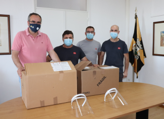 EDP entregou 50 viseiras ao Município de Moura