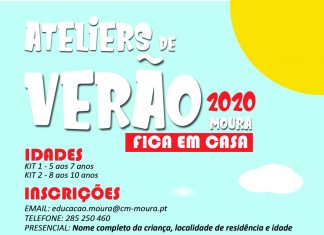 Município de Moura disponibiliza kits de atividades