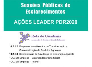 AÇÕES LEADER PDR2020: Moura acolhe sessão pública de esclarecimentos