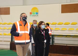 Presidente do CA da ULSBA esteve esta manhã no Centro de Vacinação de Moura