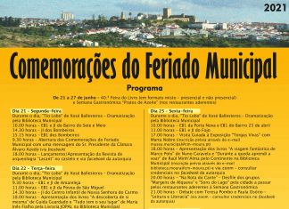 Feira do Livro e Semana Gastronómica nas comemorações do Feriado Municipal