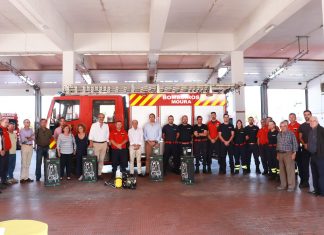 Entrega de equipamentos aos Bombeiros Voluntários de Moura