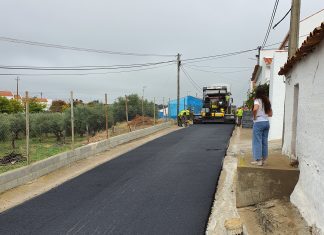 Reabilitação de pavimentos no concelho de Moura