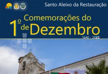 Santo Aleixo da Restauração comemora o 1.º de Dezembro