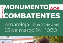 Inauguração do Monumento aos Combatentes