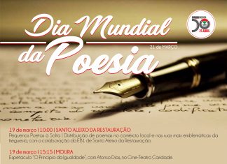 Dia Mundial da Poesia assinala 50 anos do 25 de Abril