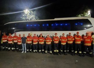Município de Moura garante transporte de bombeiros no âmbito do combate aos incêndios em Portugal