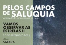“Vamos observar as estrelas II” é a próxima atividade, em Safara