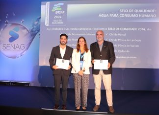 Selo de qualidade exemplar de água para consumo humano atribuído ao Município de Moura
