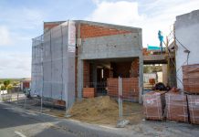 Obras de construção da Casa Mortuária