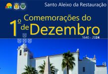 Santo Aleixo da Restauração comemora o 1.º de Dezembro