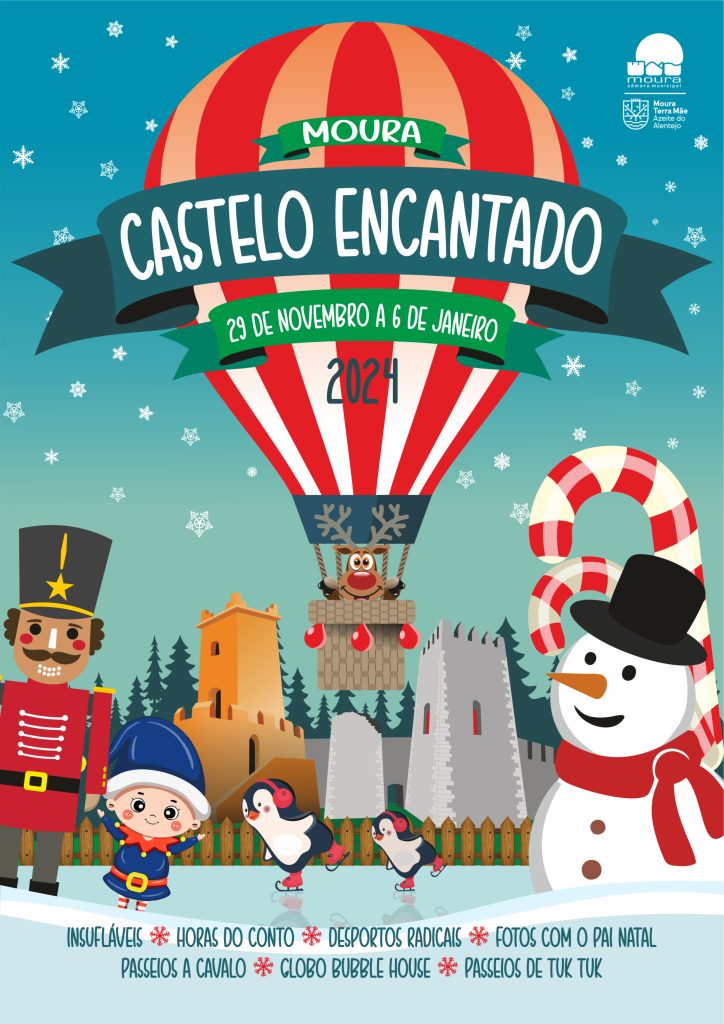 O Castelo Encantado está de regresso a Moura nesta quadra festiva