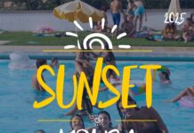 Sunset de Verão na Piscina Municipal