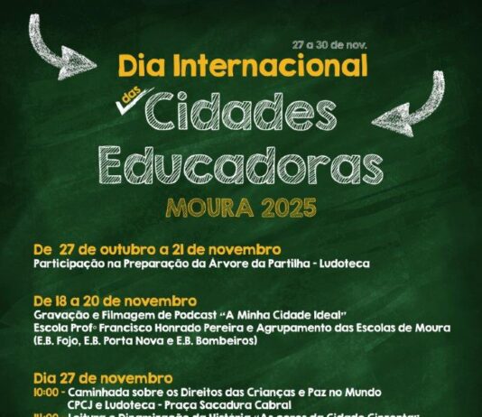 Moura assinala Dia Internacional das Cidades Educadoras