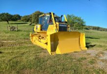 Herdade da Contenda recebe máquina bulldozer para reforço da defesa da floresta
