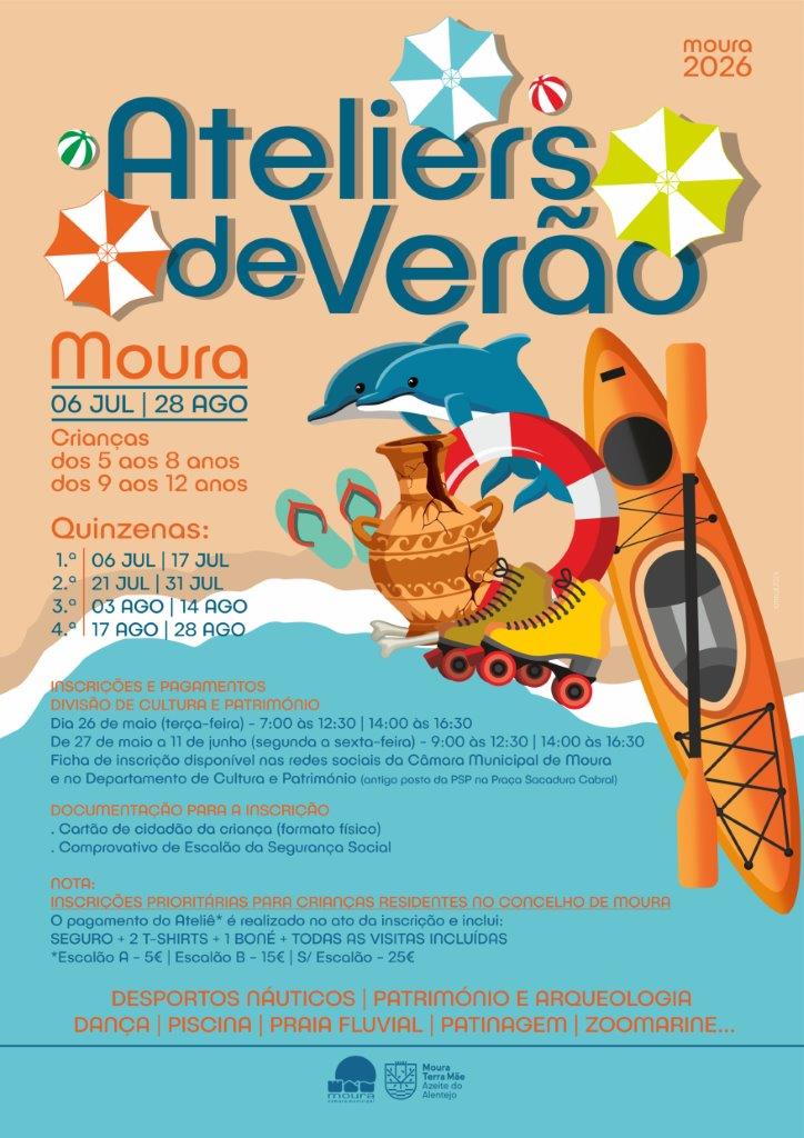 Ateliers de Verão 2026 Moura