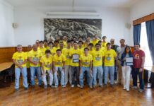 Atletas campeões recebidos no Município de Moura