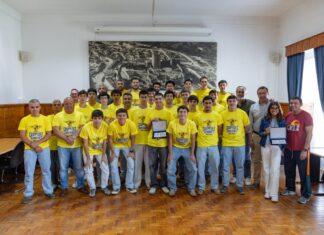 Atletas campeões recebidos no Município de Moura