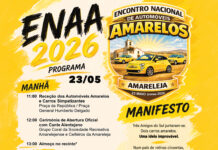 Encontro Nacional de Automóveis Amarelos, em Amareleja