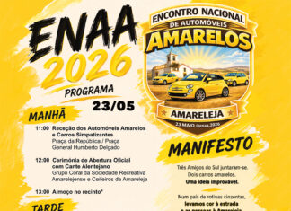 Encontro Nacional de Automóveis Amarelos, em Amareleja
