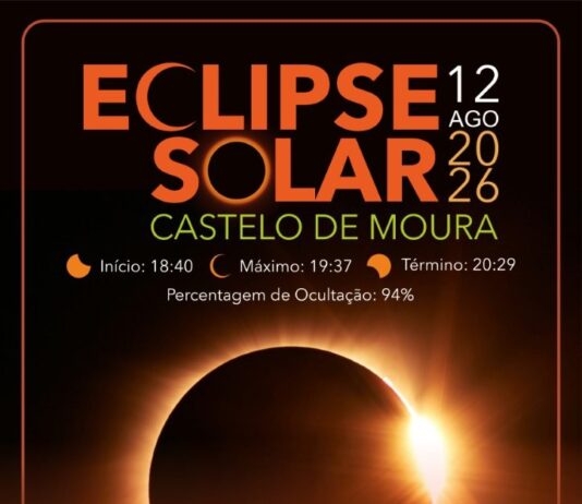 Eclipse Solar no Castelo de Moura