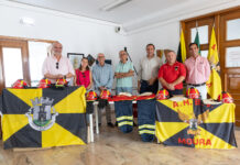 Município de Moura entrega 50 equipamentos de proteção individual aos Bombeiros Voluntários