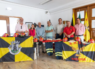 Município de Moura entrega 50 equipamentos de proteção individual aos Bombeiros Voluntários